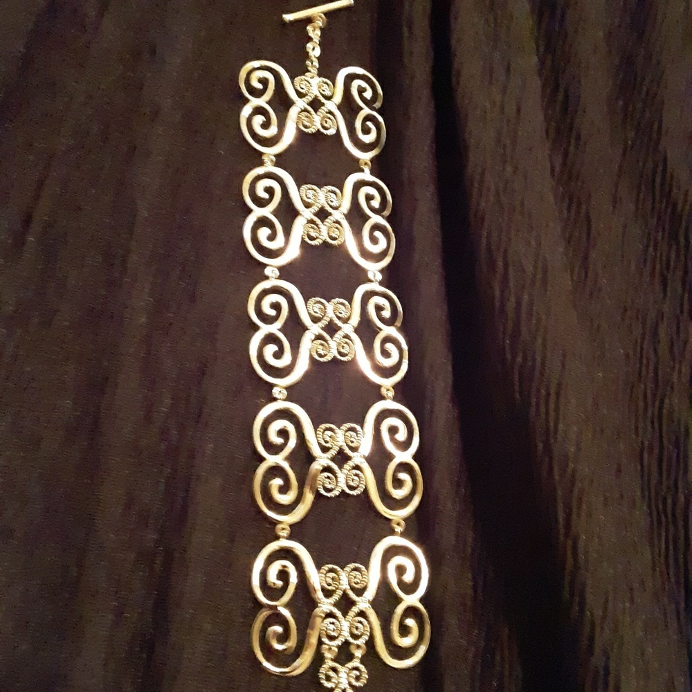 Boho Spiral Toggle bracelet